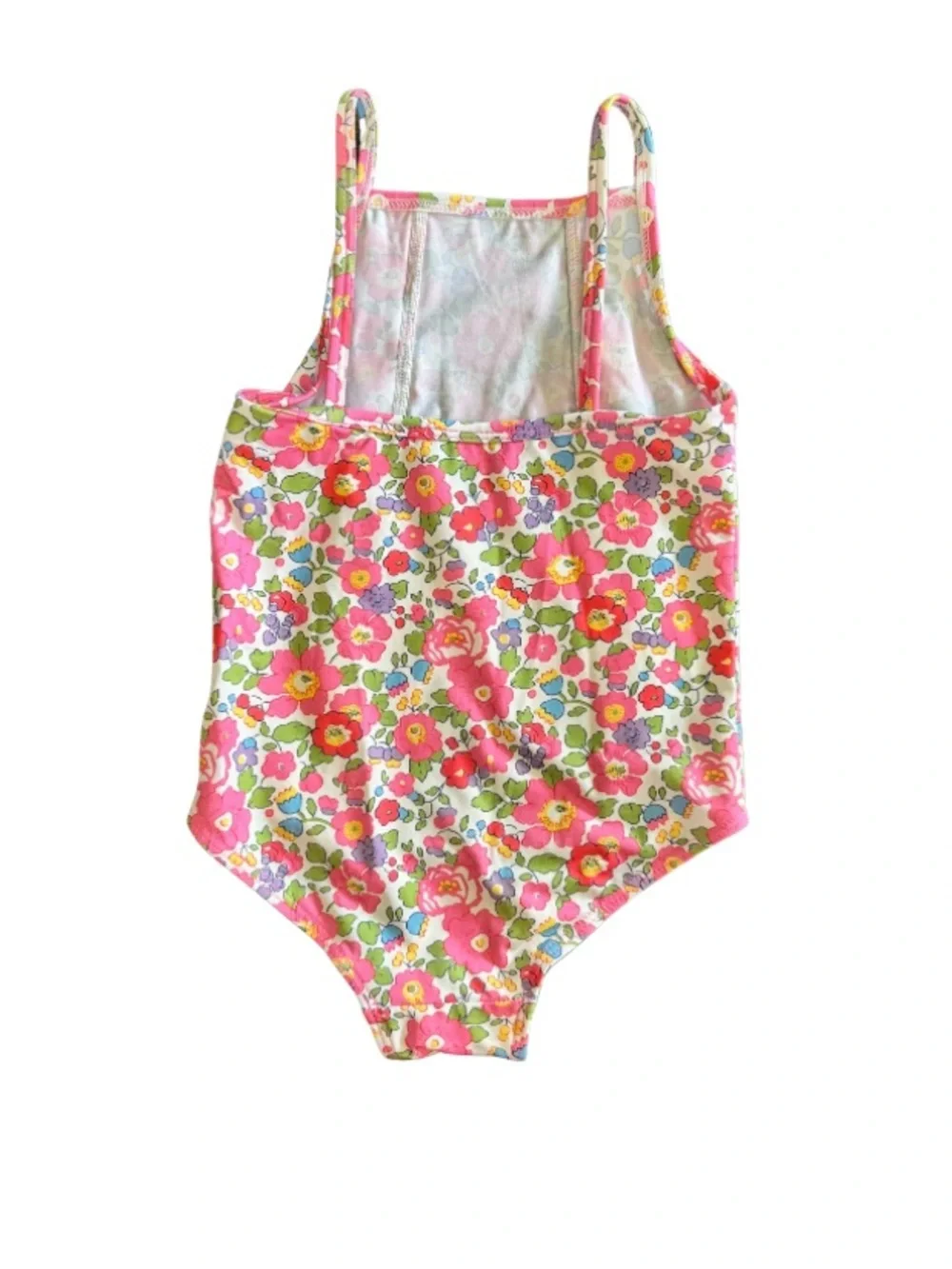 🌸 Trotters London Floral Ruffle One Piece Swimsuit Size 2/3